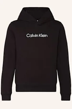 Calvin Klein Bluza Z Kapturem Logo Reg schwarz