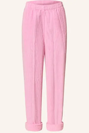 American Vintage Spodnie Sztruksowe Padow pink