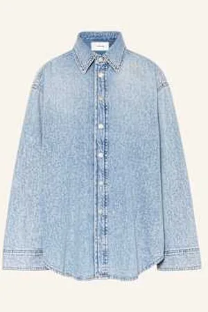 haikure Bluzka Jeansowa Oversize New Ofelia blau