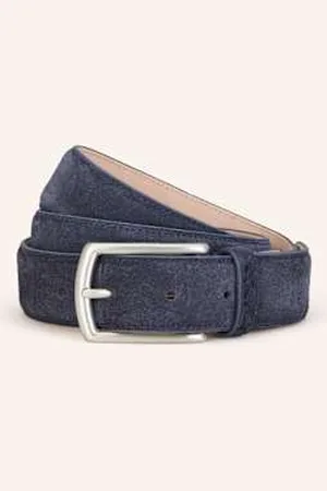 Ermenegildo Zegna Pasek Skórzany blau