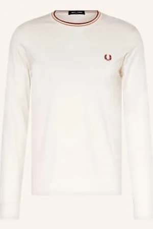 Fred Perry Koszulka Z Długim Rękawem weiss