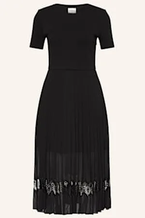 Claudie Pierlot Sukienka Plisowana schwarz