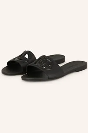 Dolce & Gabbana Klapki schwarz