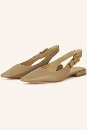 Michael Kors Baleriny Z Odkrytą Piętą Darrington beige