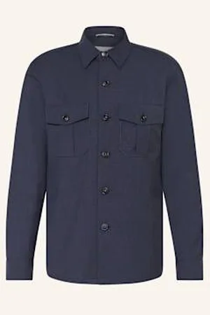 CANALI Overjacket blau