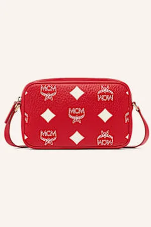 MCM Torba Na Ramię Aren Maxi rot