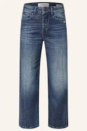 Gang Jeansy Straight 94jul Cropped blau