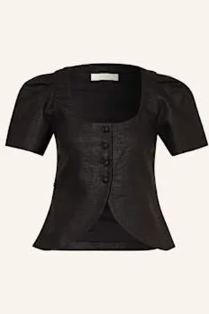 FAITHFULL THE BRAND Bluzka Emma Z Lnu schwarz