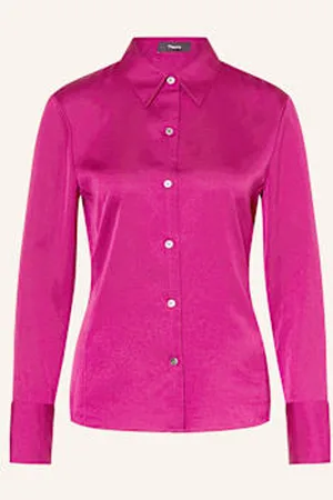 THEORY Koszula Z Satyny pink