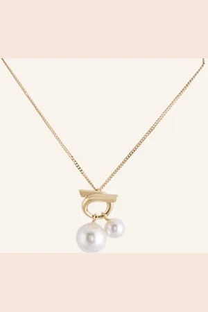 Salvatore Ferragamo Łańcuszek Ganwavpe gold