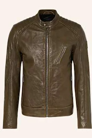Belstaff Kurtka Skórzana gruen