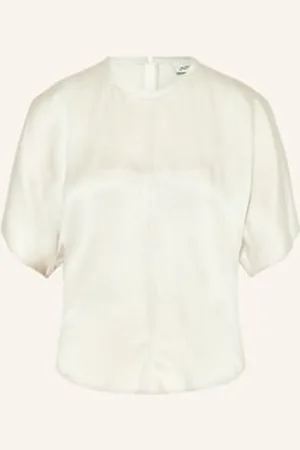 Isabel Marant Bluzka Karlita Z Satyny weiss