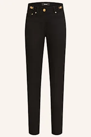 VERSACE Jeansy Skinny schwarz