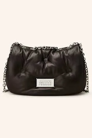Maison Margiela Torba Na Ramię Glam Slam Flap Medium schwarz