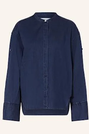 Closed Bluzka W Stylu Jeansowym blau