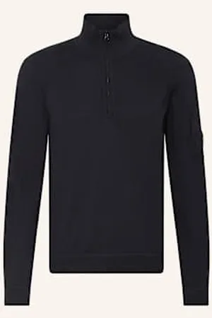 C.P. Company Sweter Typu Troyer blau
