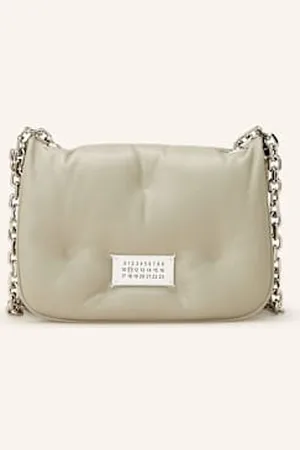 Maison Margiela Torba Na Ramię Glam Slam Flap Small beige
