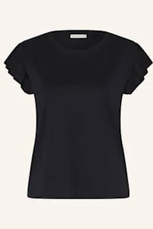 lilienfels T-Shirt Z Wolantami schwarz
