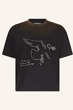 ROUGH. T-Shirt schwarz