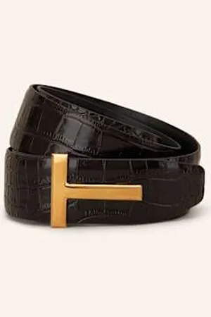Tom Ford Pasek Skórzany braun