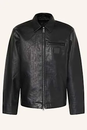 Carhartt Kurtka Detroit Z Imitacji Skóry schwarz