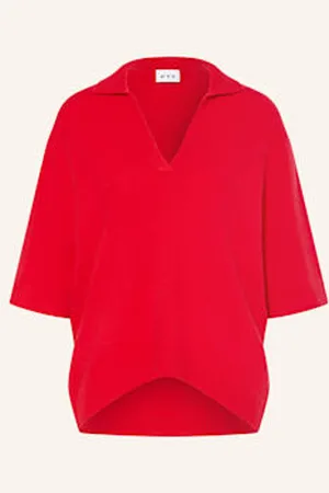 FTC CASHMERE Sweter Z Kaszmiru rot