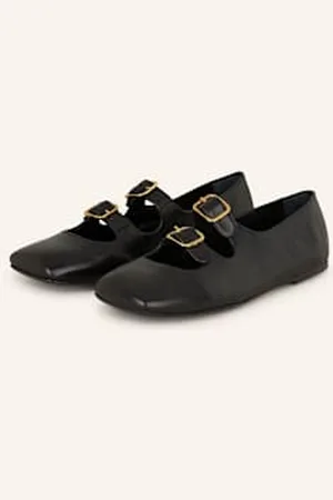 AGL ATTILIO GIUSTI LEOMBRUNI Baleriny Mary Jane Ceramic schwarz