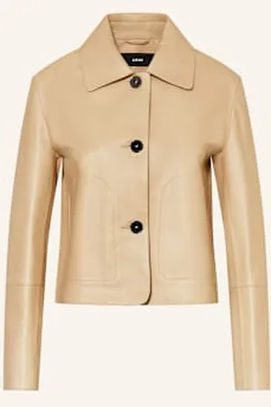 arma leder Kurtka Skórzana beige