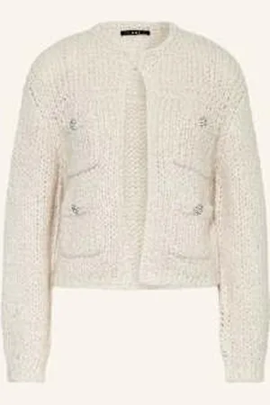 Oui Kardigan Z Ozdobnymi Kamykami beige