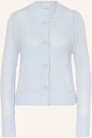 FTC CASHMERE Kardigan Z Kaszmiru blau