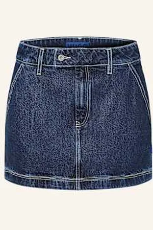 Hugo Blue Spódnica Jeansowa Garalia blau