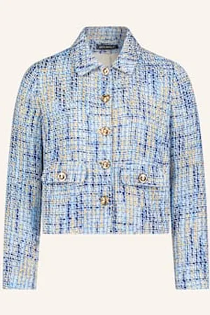 Betty Barclay Tweedowy Blezer blau
