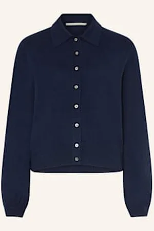 The Mercer Kardigan Z Kaszmiru blau