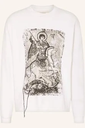 ROUGH. Koszulka Z Długim Rękawem Holy George weiss