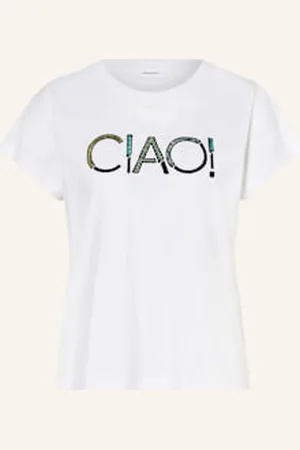 DARLING HARBOUR T-Shirt Z Cekinami weiss