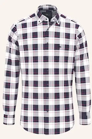 Fynch-Hatton Koszula Comfort Fit blau