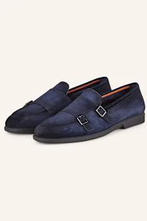 santoni Podwójne Monki blau