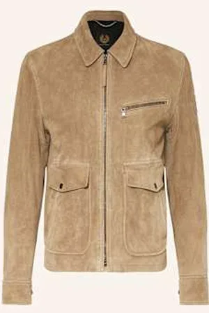 Belstaff Kurtka Skórzana Patterson beige
