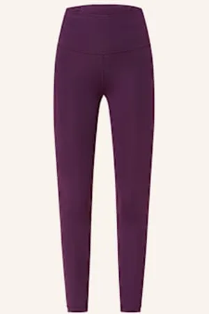 Lululemon Legginsy Wunder Train Hr 25in rot