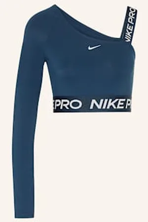 Nike Krótki Top Dri-Fit Shine blau