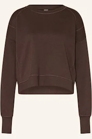 Sweaty Betty Bluza Nierozpinana After Class Crop braun