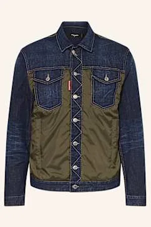 Dsquared2 Kurtka Z Mieszanki Materiałów gruen