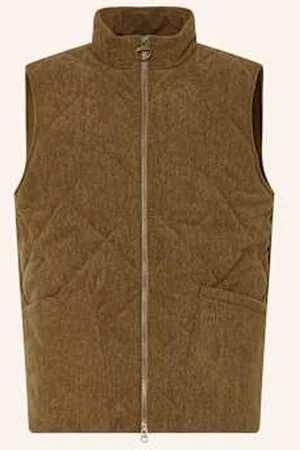 Barbour Kamizelka Pikowana Liddesdale Ze Sztruksu braun