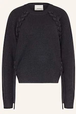 Isabel Marant Sweter Noelia Z Wełny Merino grau