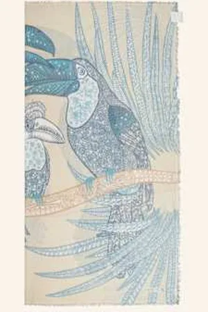 Hemisphere Kaszmirowa Chusta Mukuq Z Dodatkiem Jedwabiu beige