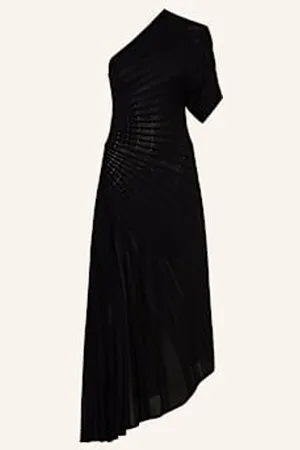 Alaïa Alaïa Sukienka Z Dzianiny Ray schwarz