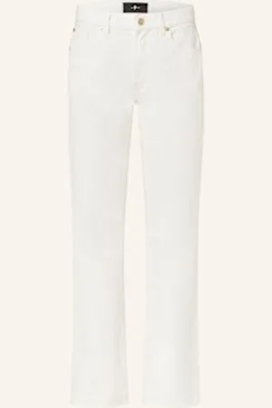 7 for all Mankind Jeansy Straight Tess weiss