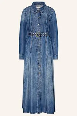 Ganni Sukienka Jeansowa blau