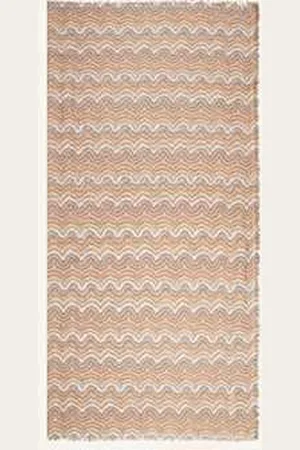 Hemisphere Kaszmirowa Chusta Melle Z Dodatkiem Jedwabiu beige