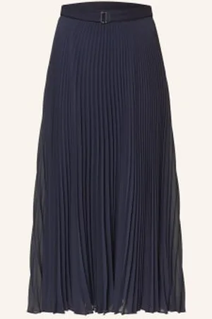 HUGO BOSS Spódnica Plisowana Vocelina blau